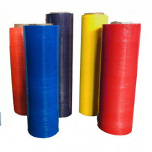 Eco-friendly Colorful Pre Stretched Hand Use Casting Plastic LLDPE Stretch Film for packaging